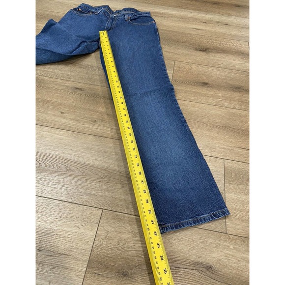 Polo Ralph Lauren Vtg Saturday High Rise Jeans Women's 30x32 Logo Patch - Picture 5 of 6